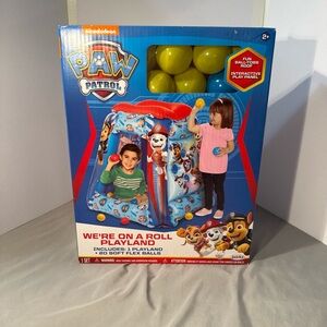 Paw Patrol Blue Playland Ball Pit with Yellow Balls BRAND NEW